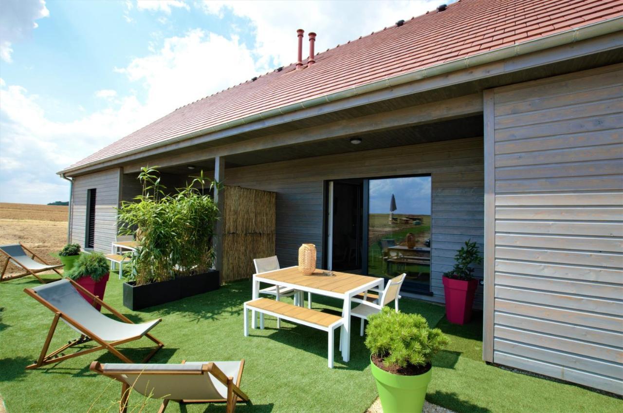 Вилла Les Bois De Champagne Nordique Magnant Экстерьер фото